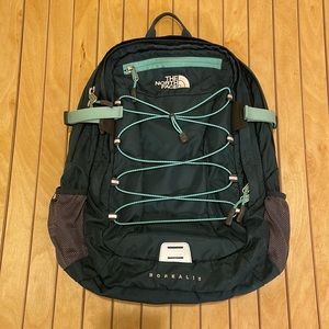 The North Face Teal Borealis Backpack